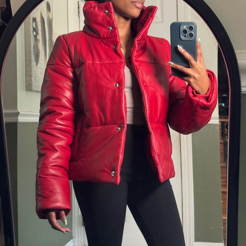 WALTER BAKER leather coat